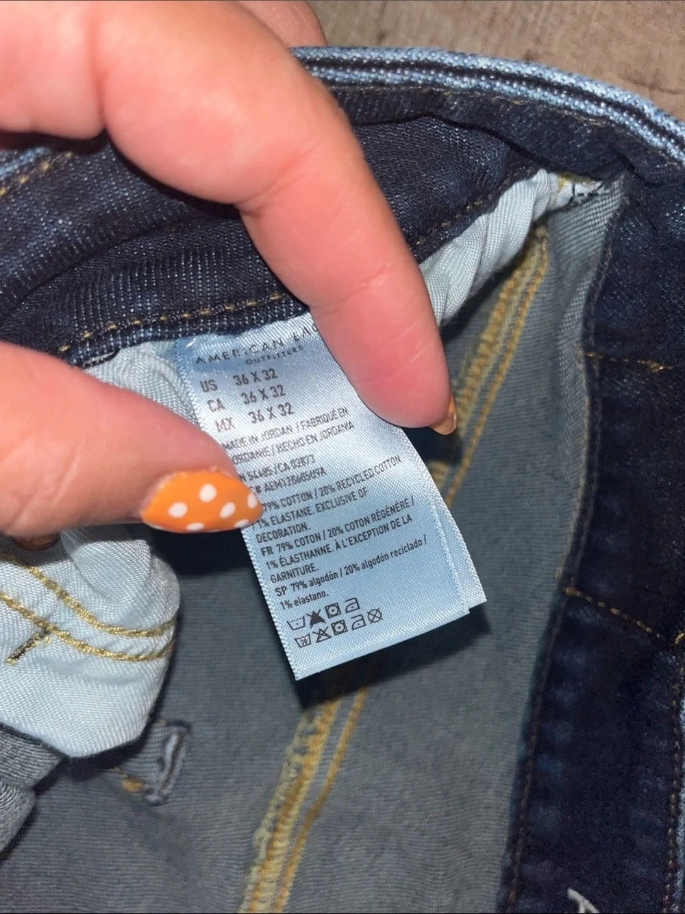 American Eagle Outfitters Men's Dark Blue Original Bootcut